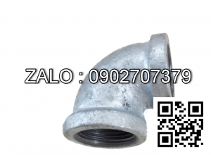 Cút ren thép mạ kẽm D25