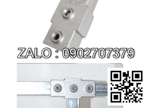 Khớp Nối Sắt Hộp Vuông 40x40mm Không Cần Hàn nối thẳng 4 chiều - 3 vít