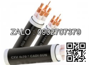 Dây điện và Cáp điện 4 lõi CXV 4x5 CADI-SUN