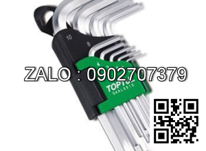 Bộ chìa vặn lục giác bi TOPTUL 9 cây 1.5- 10mm loại dài (extra long) Mạ crom GAAL0917