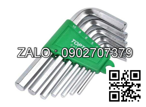Bộ chìa vặn lục giác thường TOPTUL 7 cây
2.5-10mm loại ngắn Mạ crom GAAL0701
