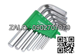 Bộ chìa vặn lục giác thường TOPTUL 7 cây
2.5-10mm loại dài (extra long) Mạ crom GAAL0703