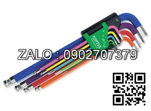 Chìa vặn lục giác thường TOPTUL 3mm cán
bọc nhựa(chữ T) Mạ crom AGHD0314