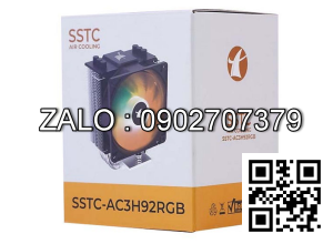 Fan Tản Nhiệt CPU SSTC-AC3H92RGB LED RGB ( LGA1700) Sử Dụng Chính Cho Dòng Main H610/B660