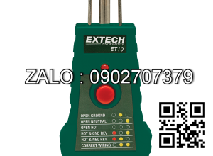 PHÍCH KIỂM TRA HỆ THỐNG DÂY ĐIỆN EXTECH ET10