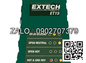 PHÍCH KIỂM TRA HỆ THỐNG DÂY ĐIỆN EXTECH ET15