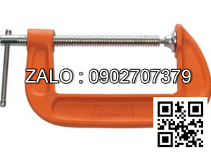 Vam cơ khí chữ C Asaki 1''/25mm AK-6259