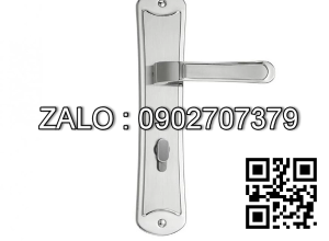 Khóa cửa nẹp Vickini 37920.101 inox bóng mờ ruột chốt