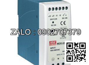 Bộ nguồn Meanwell MDR-60-24 (60W 24V 2.5A)