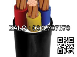 Dây cáp điện bọc PVC/PVC 3+1R CVV 3x35+1x16 mm