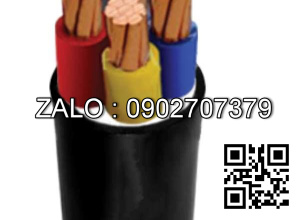 Dây cáp điện bọc PVC/PVC 3+1R CVV 3x35+1x25 mm