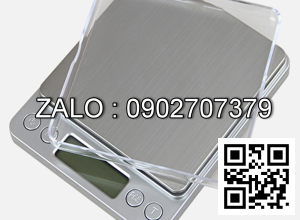 Cân Tiểu Ly Điện Tử Platform 1Kg (Tặng 2 Khay Nhựa), Cân Điện Tử Mini Inox I-2000