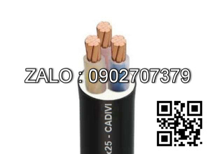 Dây cáp điện bọc PVC/CXV 3R CXV 3X25 mm