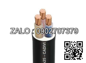 Dây cáp điện bọc PVC/CXV 3R CXV 3X1.0 mm