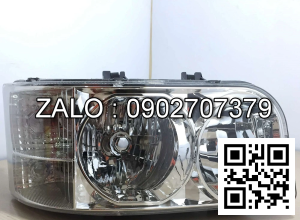 Đèn pha xe tải Jac 15 tấn HFC1253KR1, Trái phải khác nhau, 24V, bóng Halogen