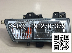 Đèn pha xe tải lắp cho xe thùng JAC, Chiến Thắng 2,5 tấn, xe ben 5 tấn , Loại đèn mặt thủy tinh, xi nhan rời