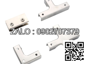 Kẹp kết hợp gạch men thủy tinh với phụ kiện màn hình acrylic Kẹp cố định L 12 mm Giá kẹp lồng tre 