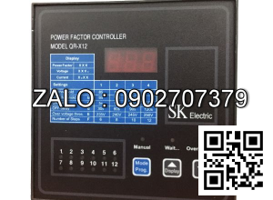 Bộ điều khiển tụ bù SK QR-X12 12 cấp 144x144mm