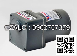Động cơ mini giảm tốc Wanshsin 200W (90YT200WGV22) , cốt 15 , thân vuông( 104x104 ) ,tỉ số truyền 1/3-1/5