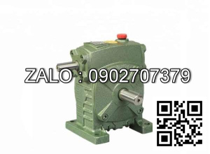 Hộp giảm tốc dạng đứng trục vít - bánh vít Yushen vỏ gang , size : 40 , tỉ số truyền 1/20 Cốt vào( cốt nhỏ) nằm trên Model : WPS