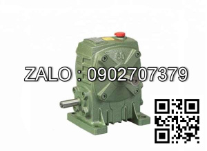 Hộp giảm tốc dạng đứng trục vít - bánh vít Yushen vỏ gang , size : 120 , tỉ số truyền 1/50 Cốt vào( cốt nhỏ) nằm dưới Model : WPA