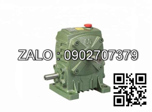 Hộp giảm tốc dạng đứng trục vít - bánh vít Yushen vỏ gang , size : 147 , tỉ số truyền 1/50 Cốt vào( cốt nhỏ) nằm dưới Model : WPA