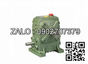 Hộp giảm tốc dạng đứng trục vít - bánh vít Yushen vỏ gang , size : 200 , tỉ số truyền 1/25 Cốt vào( cốt nhỏ) nằm dưới Model : WPA