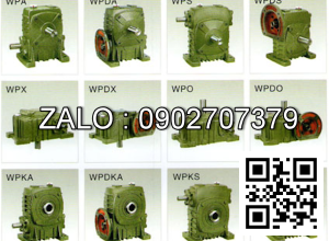 Hộp giảm tốc dạng đứng trục vít - bánh vít Yushen vỏ gang , size : 175 , tỉ số truyền 1/50 mặt bích ( mặt loa ) nằm bên trên Model : WPDS
