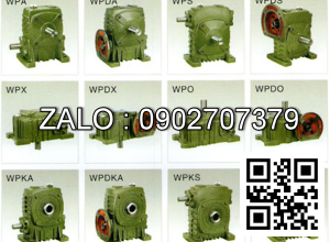 Hộp giảm tốc dạng đứng trục vít - bánh vít Yushen vỏ gang , size : 250 , tỉ số truyền 1/60 mặt bích ( mặt loa ) nằm bên trên Model : WPDS