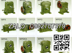 Hộp giảm tốc dạng đứng trục vít - bánh vít Yushen vỏ gang , size : 250 , tỉ số truyền 1/30 mặt bích ( mặt loa ) nằm bên trên Model : WPDS