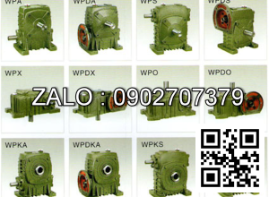 Hộp giảm tốc dạng đứng trục vít - bánh vít Yushen vỏ gang , size : 147 , tỉ số truyền 1/60 mặt bích ( mặt loa ) nằm bên dưới Model : WPDS