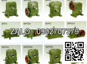 Hộp giảm tốc dạng đứng trục vít - bánh vít Yushen vỏ gang , size : 250 , tỉ số truyền 1/40 mặt bích ( mặt loa ) nằm bên dưới Model : WPDS