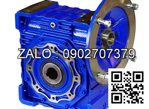 Hộp giảm tốc vỏ nhôm Model : NMRV 075 ( 90B5 ) lỗ cốt âm vuông 24mm , tỉ số truyền 25