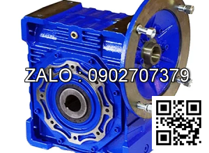 Hộp giảm tốc vỏ nhôm Model : NMRV 090 ( 100/112B5 ) lỗ cốt âm vuông 28mm , tỉ số truyền 30