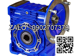 Hộp giảm tốc vỏ nhôm Model : NMRV 090 ( 100/112B5 ) lỗ cốt lòi 28mm , tỉ số truyền 7.5