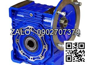 Hộp giảm tốc vỏ nhôm Model : NMRV 090 ( 80B14 ) lỗ cốt lòi 19mm , tỉ số truyền 50