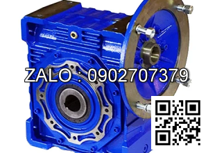 Hộp giảm tốc vỏ nhôm Model : NMRV 110 ( 90B5 ) lỗ cốt lòi 24mm , tỉ số truyền 80