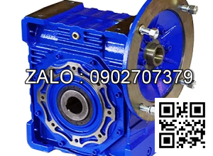 Hộp giảm tốc vỏ nhôm Model : NMRV 130 ( 90B5 ) lỗ cốt lòi 38mm , tỉ số truyền 80