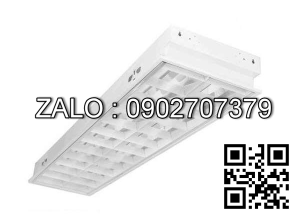 Máng đèn huỳnh quang âm trần Paragon 36/40W T8-T10 PRFA236 1216x302x88mm-(2 bóng)