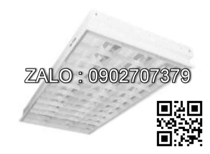 Máng đèn huỳnh quang âm trần Paragon 36/40W T8-T10 PRFA336 1216x606x88mm-(3 bóng)