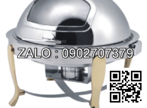 Nồi hâm buffet tròn chân vàng (nắp PC) DKS51161
