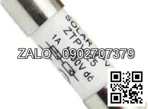 Cầu chì ống ZTPV-25 10A 1000V