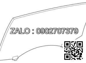 Ron U chặn kính cửa sau RH 68142-60070 ( Prado 2015 )