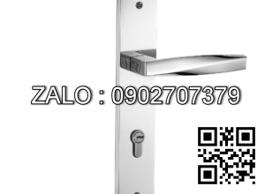 Khóa cửa tay gạt Vickini 35582.102 CP crom bóng ruột 2 đầu chìa