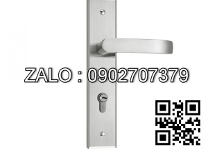 Khóa cửa nẹp Vickini 37915.102 inox bóng mờ ruột hai đầu chìa