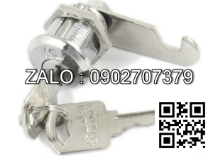 Khóa tủ hình trụ 16mm có 2 chìa