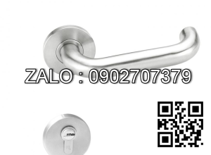 Khóa cửa phân thể Vickini 37102.102 SSS inox mờ 2 đầu chìa