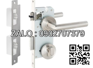 Khóa cửa phân thể Vickini 37103.102 SSS inox mờ ruột 2 đầu