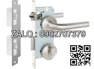 Khóa cửa phân thể Vickini 37115.101 inox mờ ruột chốt