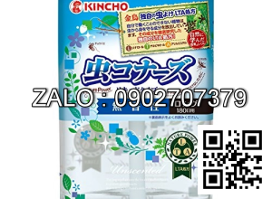 Dung dịch đuổi muỗi hương trà xanh 180 ngày Kincho (Kiện - cái)